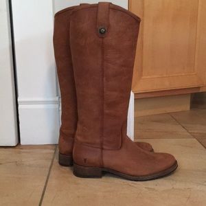 Frye Melissa Button boots - cognac - 8.5